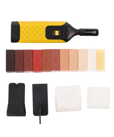 Flooring Tools 1 Floor Repair Tools Wooden Furniture Repair Repair Kit Tile Tools Wood Surface Repair Kit Scratch Repair Kit Furniture Gap Repairing Color Wax Keel Suite Plastic