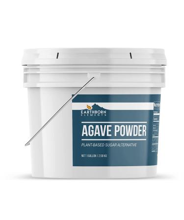 Earthborn Elements Agave Powder 1 Gallon - Natural Sugar Alternative for Drinks & Recipes - Buy Online on SooperMarket.com