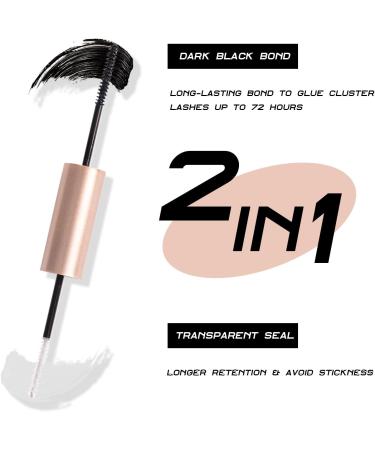 Individual 120 Cluster 3D False Eyelashes Kit | Natural Look D Curl Reusable Lash Extensions | DIY Mix 10-16MM Eyelash Clusters - Buy Online on SooperMarket.com