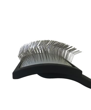 Chris Christensen Big K Dog Slicker Brush - Professional Grooming Tool for Fluffing, Detangling, and Styling - Large Black Brush for Time-Efficient Results - Buy Online on SooperMarket.com