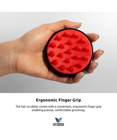 Medcosa Hair Brush | Scalp Massager & Shampoo Scalp Exfoliator | Detangles Hair & Dislodges Dandruff - Buy Online on SooperMarket.com