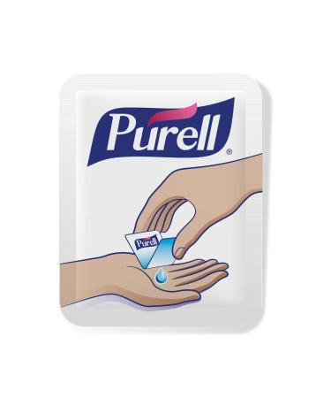 PURELL SINGLES Advanced Hand Sanitizer Gel, Fragrance Free, 500 Single-Use Travel-Size Packets - 9630-5C