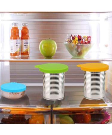 4 PCS Tin Can Lids for Pet Food Cover Silicone Tins Lid Cat Food Storage Cans Sealer Universal Size Cap for Pets Food Toppers Lids 4 Colors - Buy Online on SooperMarket.com