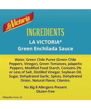 La Victoria Green Enchilada Sauce Mild 10oz Cans - Pack of 12 | Authentic Mexican Flavor - Buy Online on SooperMarket.com