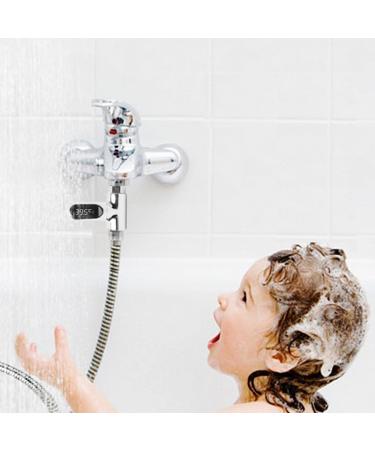 Digital Shower Thermometer 5 85 C | 360 Rotating LED Water Meter | Baby & Elderly Safe Thermometer - Buy Online on SooperMarket.com