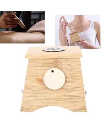 Moxibustion Box - Bamboo Moxibustion Burner & Moxa Roller Stick Holder | International Shipping - Buy Online on SooperMarket.com