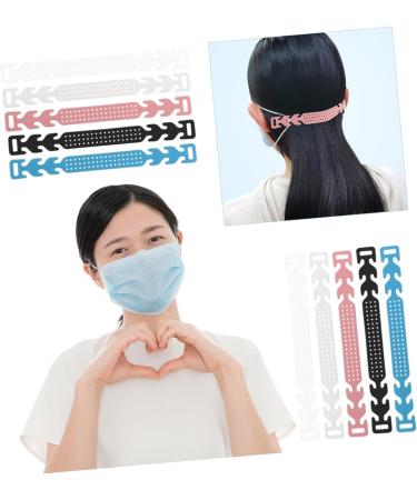 Magiclulu 10pc Elastic Mask Extension Straps & Buckles - Adjustable Ear Aid for Comfort | Elder Rings 15x1.5cm - Buy Online on SooperMarket.com