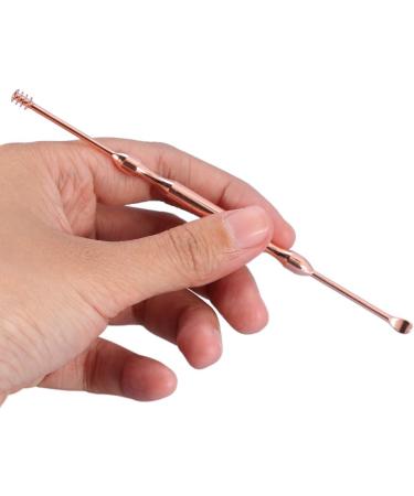 3pcs Stainless Steel Earpick Set - Double Ended Wax Remover & Cleaner Curette Spoon - Buy Online on SooperMarket.com