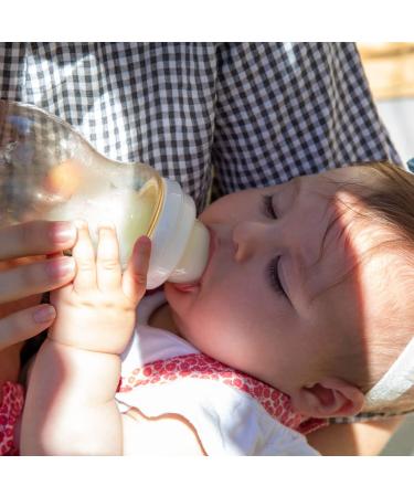Minbie 3 Month+ BPA-Free Breastfeeding Baby Bottle Kit - For Babies 3 Months and Older - Buy Online on SooperMarket.com