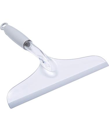 Shower Squeegee for Bathroom and Car Windshield - Rubber Window Cleaner - Clear Plastic Scraper - Buy Online on SooperMarket.com