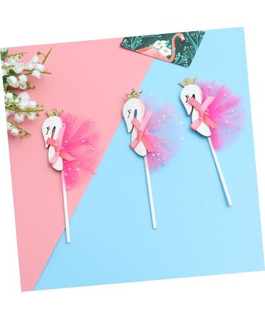 ibasenice Christmas Decor 6pcs Cake Toppers Food Decor De Bautizo Para Ni o Cake Decorations Wedding Party Christmas Food Picks Sticks Holidays Cupcake Picks Animal Gauze Skirt Beautiful - Buy Online on SooperMarket.com