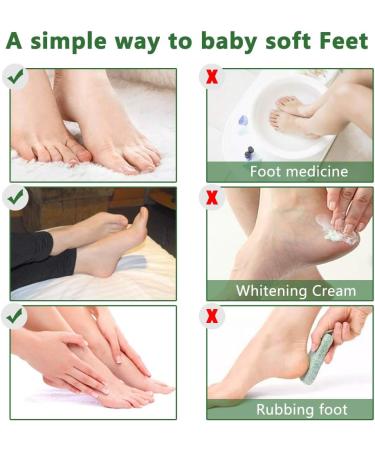 5 Pairs Tea Tree Foot Masks - Peeling Callus Remover for Soft Smooth Feet (60g 2 Pack) - Ideal for Men & Women - Buy Online on SooperMarket.com