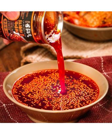 Red oil Chili Sauce Instant sauce Sesame Red Oil Spicy Sauce (65g*5/10/20 cans) dipping sauce Chili pepper mixed noodles sauce Chilli & Hot Pepper Sauce Miso delicious snack gifts (10 cans) - Buy Online on SooperMarket.com