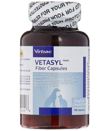 Virbac Vetasyl Fiber Capsules 500 mg  100 ct