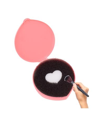Manolyee Dry Makeup Brushes Cleaner - Makeup Brushes Color Remover Dry Cleaner Sponge | Portable Makeup Cleaning Tool for Work Home Dating
