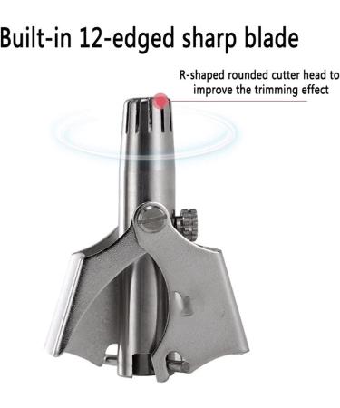 TEMKIN Nose Hair Trimmer for Men - Stainless Steel Manual Shaver | Washable Ear & Nose Hair Trimmer - Buy Online on SooperMarket.com