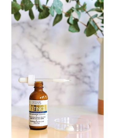 Advanced Clinicals Retinol Serum 1.75 fl oz - Anti-Wrinkle Skincare Solution - Buy Online on SooperMarket.com