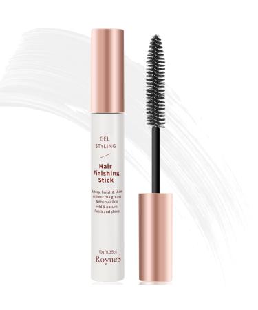 Broken Small Hair Finishing Stick Hair Smoothing Cream Loose Hair Quick Styling Non-Greasy Non-Sticky Bangs Styling Gel for Frizz Control & Fixing Stereotypes Hair Mascara for All Hair Types White