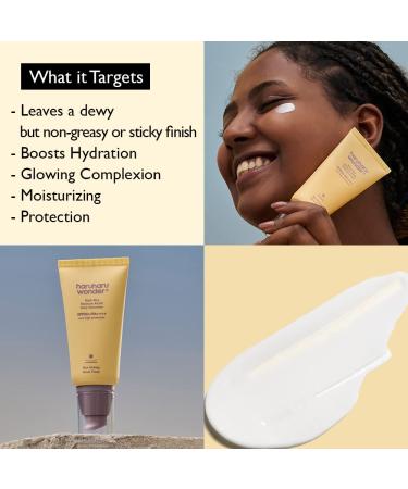 Haruharu Wonder Black Rice Moisture Airyfit Daily Sunscreen 50ml - Reef Safe Formula, Non-Greasy Velvet Finish - Buy Online on SooperMarket.com