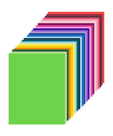 Livholic 120 Sheets Colored Card Stock Printer Paper  120gsm 32lb 24 Colors Pastel Construction Paper for Kids Scrapbook School Office Printing DIY Craft (120GSM)