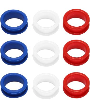 Dacvgog 50 Pieces of Silicone Finger Rings for Any Scissors Insert Hair Cutting Styling Tools Accessories Mixing Colors - Buy Online on SooperMarket.com