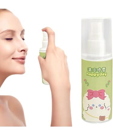 puzzlegame Cool Spray - 80ml Instant Cooling & Nourishing Spray | Instantly Reduce Temperature Spray Small Lightweight Refreshing Protective Skin-friendly Spray For Face And Body green dog - Buy Online on SooperMarket.com