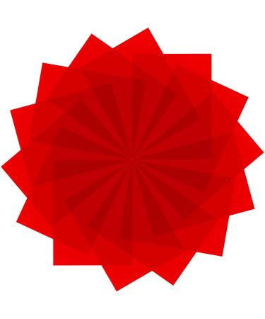 14 Pieces Christmas Gel Filter Colored Overlays Correction, Gel Light Filter Transparent, Transparent Color Film Plastic Sheets, 11.7 by 8.3 Inches(Red)