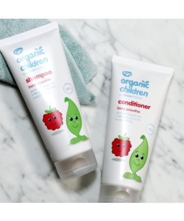 Green People Bio-Conditioner Beeren-Moothie 200ml | Natural Eczema-Friendly Conditioner for Kids | SLS & Paraben-Free | Vegan | Gentle on Sensitive Skin - Buy Online on SooperMarket.com
