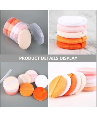 minkissy 8 Boxes Powder Puff Concealer Sponge Makeup Puff Wet Powder Pads Cosmetic Puffs Mineral Powder Pad Dry Powder Pad Dry Puffs Foundation Sponge Sponges Miss Flocking Round Small Puff - Buy Online on SooperMarket.com