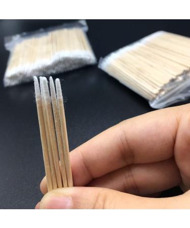 Kisbeibi Biodegradable Cotton Swabs - 300 Pack Natural Wooden Sticks for Ear Cleaning Makeup & Daily Use - Eco-Friendly Pointed Q-Tips - Buy Online on SooperMarket.com