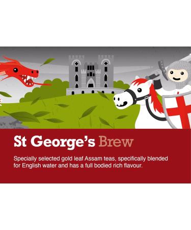 St George's Brew Pyramid Tea Bags | 100 Biodegradable Mesh Bags - Buy Online on SooperMarket.com