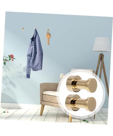 Cabilock 2pcs Bathroom Towel Hook Wall Mounted Hooks Bathroom Robe Brass Coat Hooks Brass Hook Wall Hanging - Buy Online on SooperMarket.com