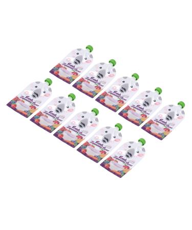Reusable Baby Food Bags - 10 Pack 200ml Storage for Toddlers & Children | Lockable Puree Pouches - Buy Online on SooperMarket.com