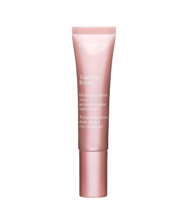 Clarins Total Eye Revive | Anti-Aging Cream-Gel Eye Treatment | Visibly Smoothes Fine Lines | Targets Dark Circles  Puffiness and Signs Of Fatigue | Brightening | Cooling Metal Applicator | 0.5 Oz