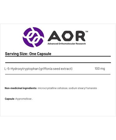 AOR - 5-HTP Extra Strength 60 Capsules - Supports Positive Mood 60 count (Pack of 1) - Buy Online on SooperMarket.com