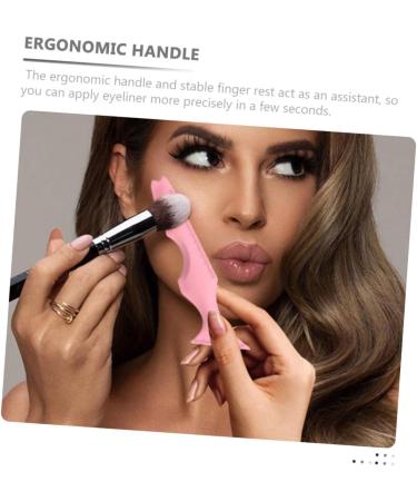 WOONEKY Silicone Beauty Ruler Tape Silicone Mold Mascara Shield Guard Mutitool Travel Make up Pink Stencil 15X4.15CM Pink - Buy Online on SooperMarket.com