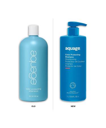 AQUAGE Color Protecting Shampoo 33.8 oz | AlgaePlex Marine Botanicals for Color Seal & Gentle Cleansing - Buy Online on SooperMarket.com