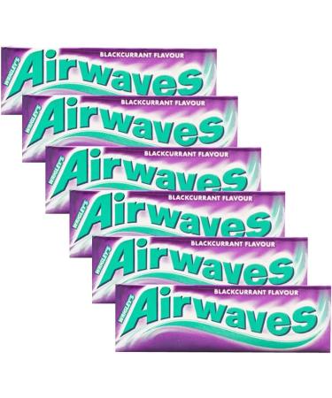 6 x 10pk Blackcurrent Flavour Chewing Bubble Gum Fruity Sweet Snack - Buy Online on SooperMarket.com