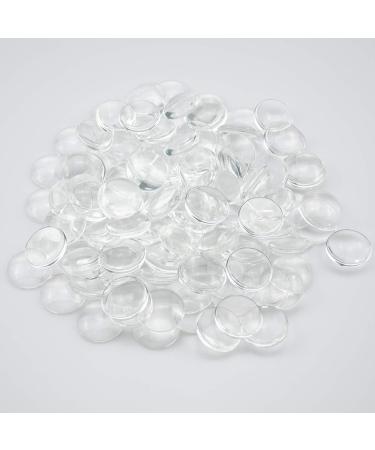 Foraineam 1 Inch Glass Dome Cabochons - 150 Pieces, Crystal Clear Round Cabochon for Jewelry Making and Photo Pendant Crafts - Buy Online on SooperMarket.com