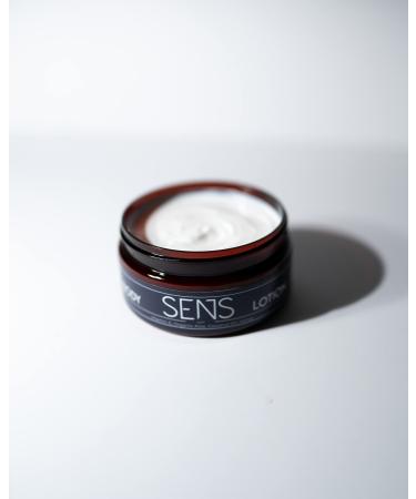 SENS Mens Body Lotion - Mens Lotion For Dry Skin - Organic Body Lotion - Natural Body Lotion Ingredients - Organic Aloe Coconut Oil Almond Oil - Moisturize and Hydrating Skin Body Cream - 8 Ounce