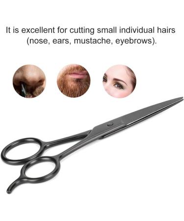 Stainless Steel Hair Cutting Shears Hair Scissors Nose Ears Mustache Eyebrows Hairdressing Haircut Trimming Tool Stainless Steel Haircut Women/Men/Kids - Buy Online on SooperMarket.com