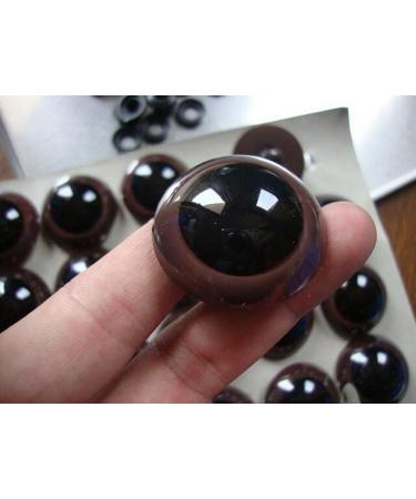 100PCS Brown Plastic Safety Screw Eyes w/ Washer for DIY Toy Making (24mm Diameter) - Doll, Puppet, Bear Craft Accessories - Buy Online on SooperMarket.com