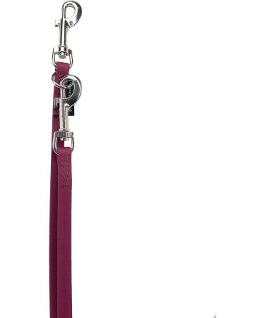 Biothane Dog Leash for Small & Large Dogs - Adjustable Lengths 2m to 5m 9mm & 16mm Widths Bordeaux Color Durable with Silver Hook - Buy Online on SooperMarket.com