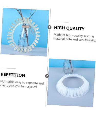 STOBOK 2pcs Crown Silicone Mold Simple DIY Mold Silicone Molds Manual Mold 3D Silicone Mold Silicone Jewelry Mold Cup Mats Moulds De para Gelatinas Resin Epoxy Hair Ring Silica Gel White Whitex2pcs 2X22X2CMx2pcs - Buy Online on SooperMarket.com