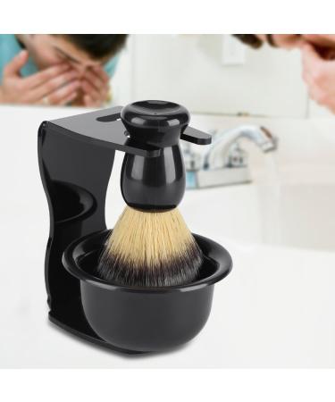 Akozon Shaving Tools Set - 3 PCS Professional Men's Shaving Brush Stand & Bowl for Ultimate Grooming Experience - Buy Online on SooperMarket.com