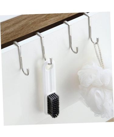 CHILDWEET Stainless Steel Hooks 3pcs Wall Hanger Hooks Key Hanger Wall Clothes Rack Bathroom Hangers Wall Hook Ordinary 7.5X6.5CM Silver - Buy Online on SooperMarket.com