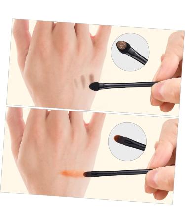 Baluue 40 Pcs Double Eye Shadow Makeup Professional Makeup Brush Eye Shadow Brush Applicator Nylon Black - Buy Online on SooperMarket.com