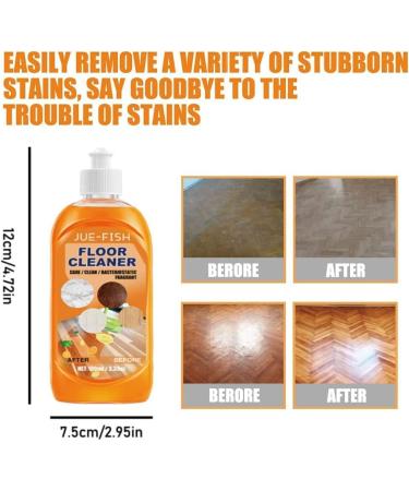 Honifee Floor Cleaner Solution NML Floor Cleaner VML Powerful Decontamination Floor Cleaner Wood Floor Cleaner and Polish All-Purpose Wood Tile Marble Ceramic Floor Cleaner (1 PCS) - Buy Online on SooperMarket.com
