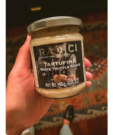 Tartufina Bianca White Truffle Sauce 6.35 oz - Imported from Italy (Umbria) | Gourmet Condiment - Buy Online on SooperMarket.com