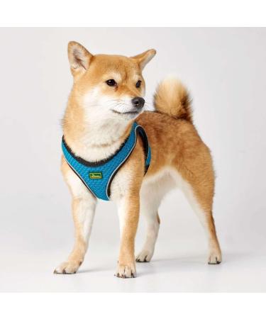HUNTER HILO COMFORT Harness for Small Dogs - Mesh & Reflective Elements Turquoise ML - International Shipping Available - Buy Online on SooperMarket.com